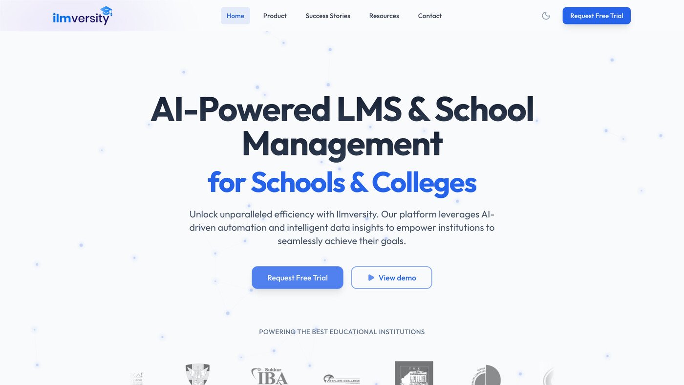 Ilmversity — AI-powered LMS and school management platform